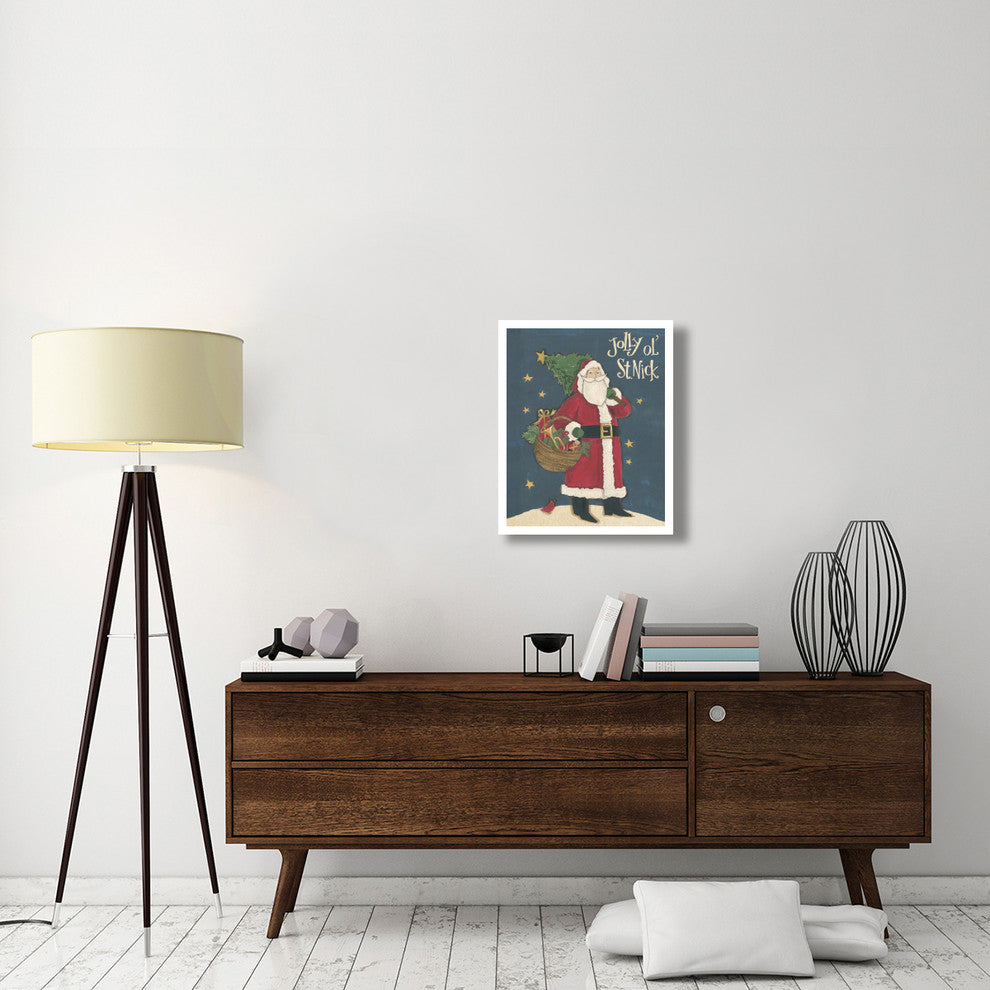 "Vintage St.Nick III" Digital Paper Print by Anne Tavoletti, 22"x26"