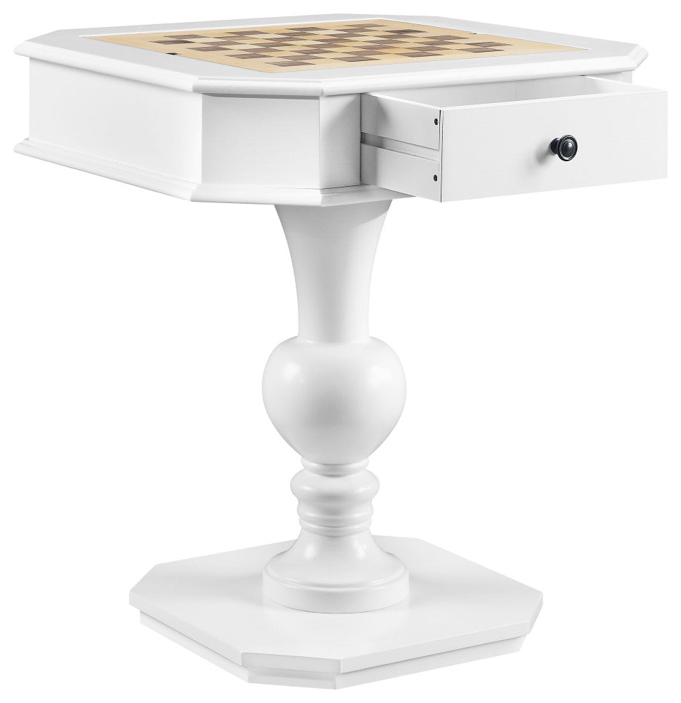 ACME Galini Game Table, White