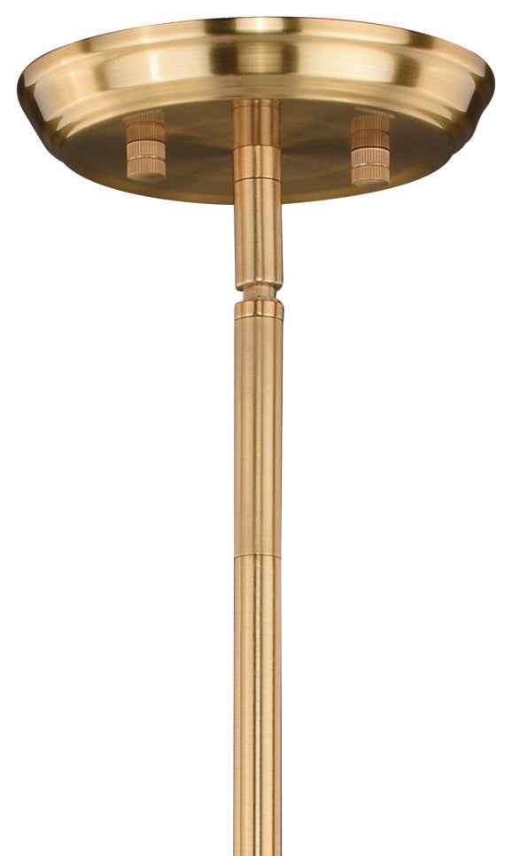 Kedzie 6-Light Chandelier Natural Brass