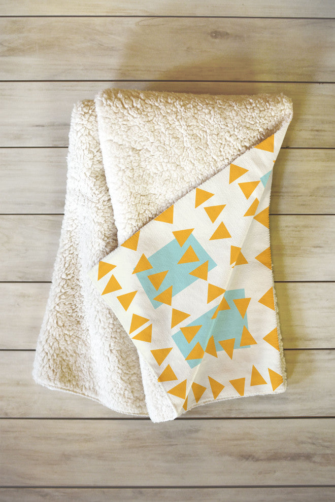 Mirimo Fez Turquoise Fleece Throw Blanket