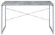Rectangular Writing Desk, Faux Concrete