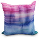 16" Sunset Beauty Multi Color Stripe Print Decorative Throw Pillow