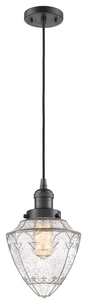 Innovations 201C-OB-G664-7-LED 1 Light Mini Pendant, Oil Rubbed Bronze