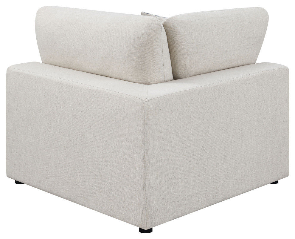 Serene 4-piece Upholstered Modular Sectional Sofa Beige