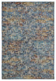 Vander Casual Chaos Blue/Multi Power-Loomed Area Rug, 6'7"x9'2"