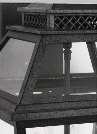 Falmouth Large Outdoor Wall Lantern, Dark Weathered Zinc