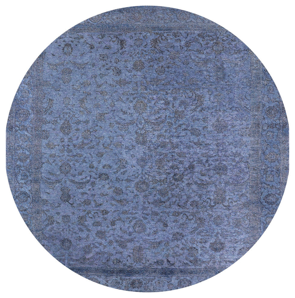 Ahgly Company Indoor Round Mid-Century Modern Area Rugs, 8' Round