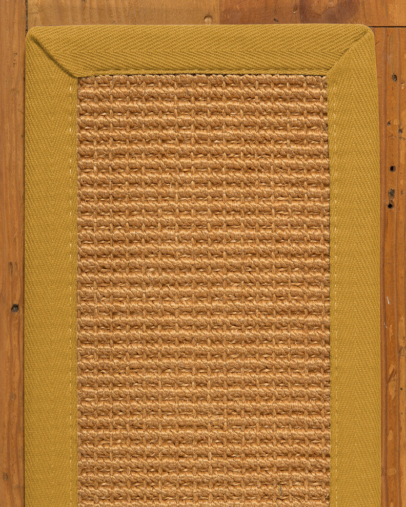 Davlin Custom Sisal Stair Treads 9" x 29", Tan, 9" X 29" Set of 13