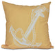 Anchored, Geometric Print Pillow, Yellow, 18"x18"