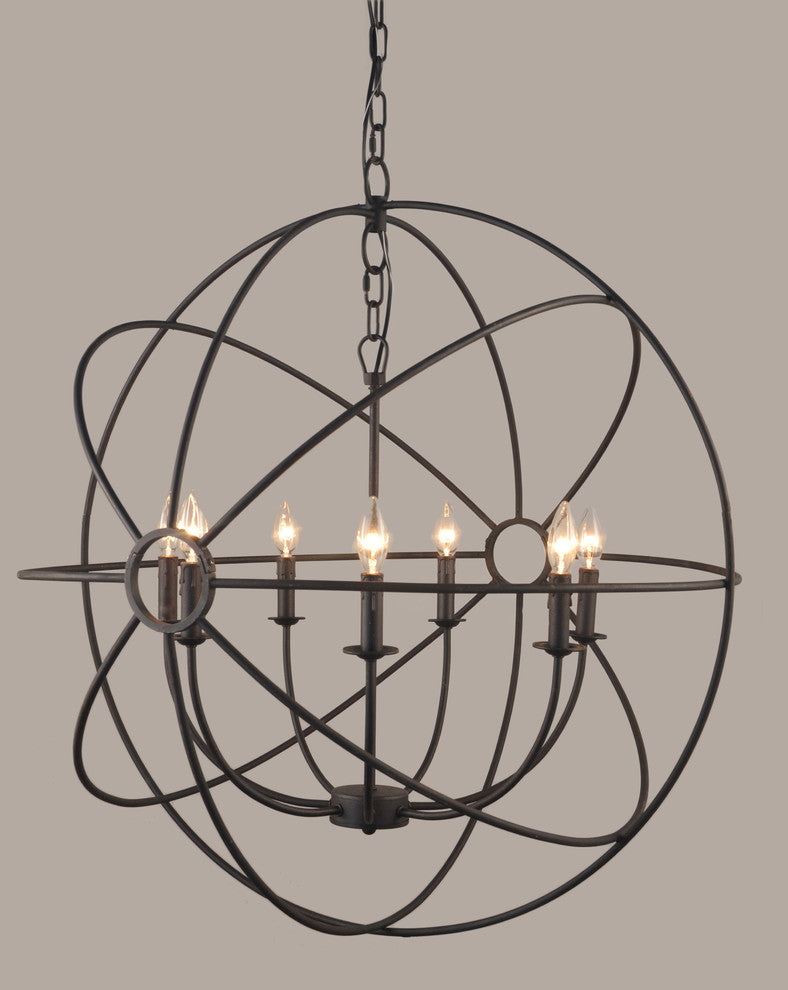 Iron Globe Pendant