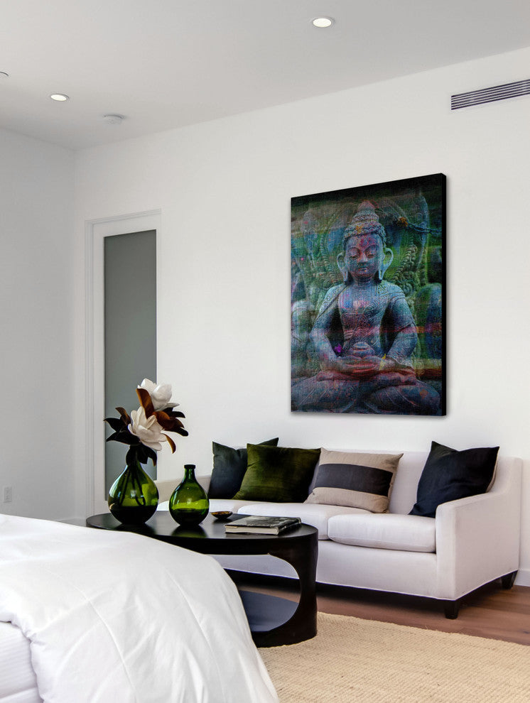 "Haldia" UV Ink Print on Brushed  Aluminum, 40"x60"