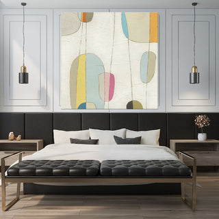 "Molecular Motion IV" Fine Art Giant Canvas Print, 54"x54"