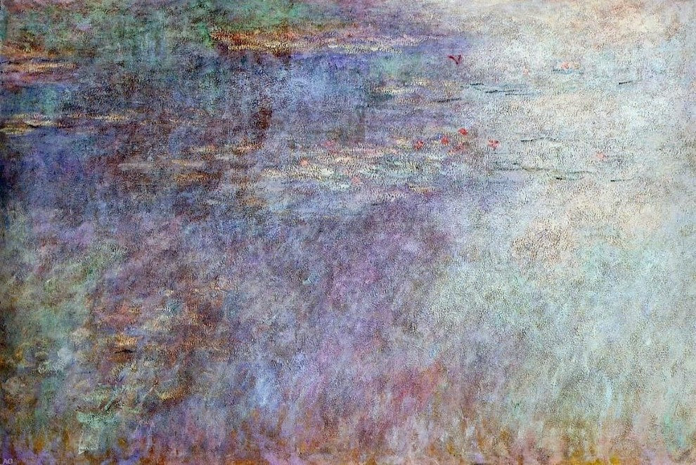 Claude Oscar Monet Water-Lillies Pond Wall Decal Print