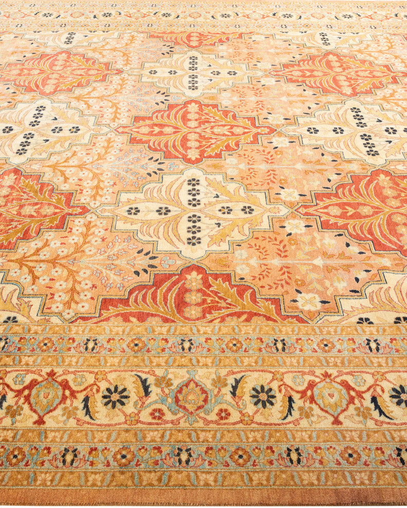 Mogul, One-of-a-Kind Hand-Knotted Area Rug  - Pink, 8' 2" x 10' 0"