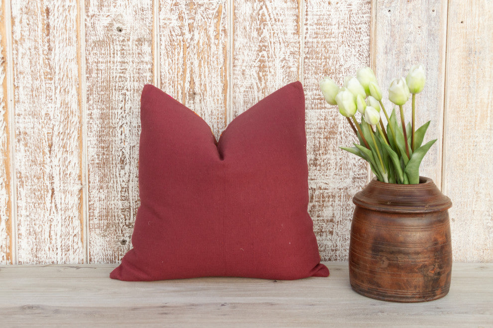 Dhanvi Antique Indian Folk Pillow