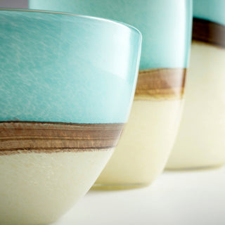 Earth Vase, Turquoise, Medium