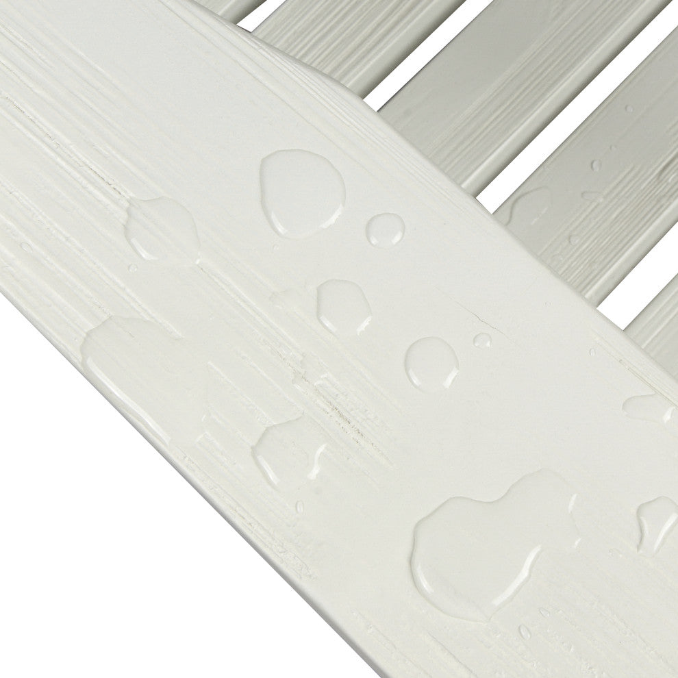 Shine Company Marina II Porch Rocker With Hydro-Tex Finish, Eggshell White
