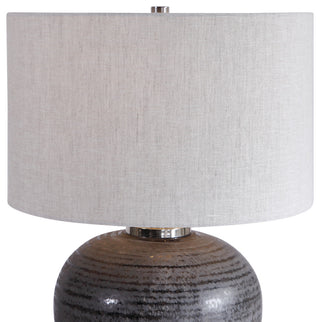 Uttermost Mikkel Charcoal Table Lamp