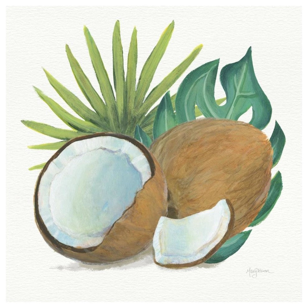 "Coconut Palm V" Digital Paper Print by Mary Urban, 20"x20"