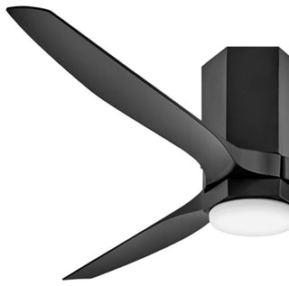 Hinkley Facet 52" Led Dual Mount Smart Fan, Matte Black