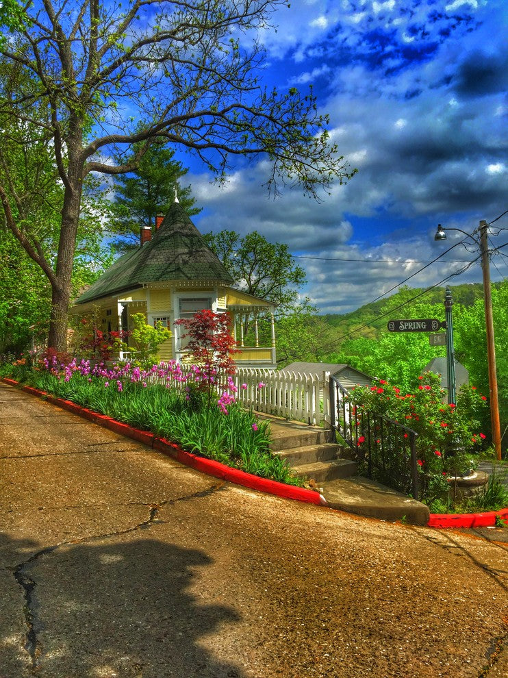 New Orleans "Cottage" Stretched Canvas Giclee, 12"x16"