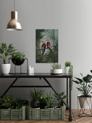"Side by Side II" Painting Print on Wrapped Canvas, 12"x18"