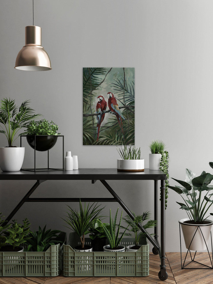 "Side by Side II" Painting Print on Wrapped Canvas, 12"x18"