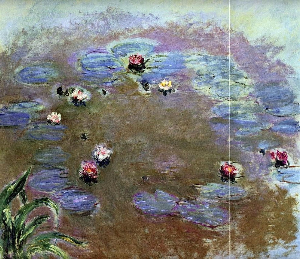 Claude Oscar Monet Water-Lilies , 20"x25" Wall Decal