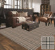 Tweed Herrington Plaid Area Rug Milliken Tactesse Nylon, RND 9'