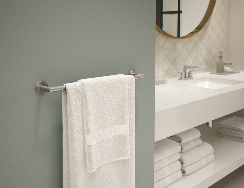 Identity 18" Towel Bar, Satin Nickel
