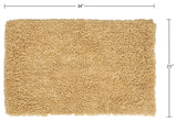 Fantasia Bath Rug Bath Rugs Set, 21x34 Rectangle, Yellow