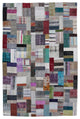 Rug N Carpet - Handmade Turkish 6' 7'' x 10' 0'' Tribal Patchwork Kilim Rug