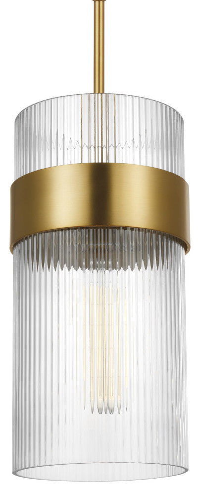 Generation Lighting, CP1171BBS, Large Pendant, Burnished Brass