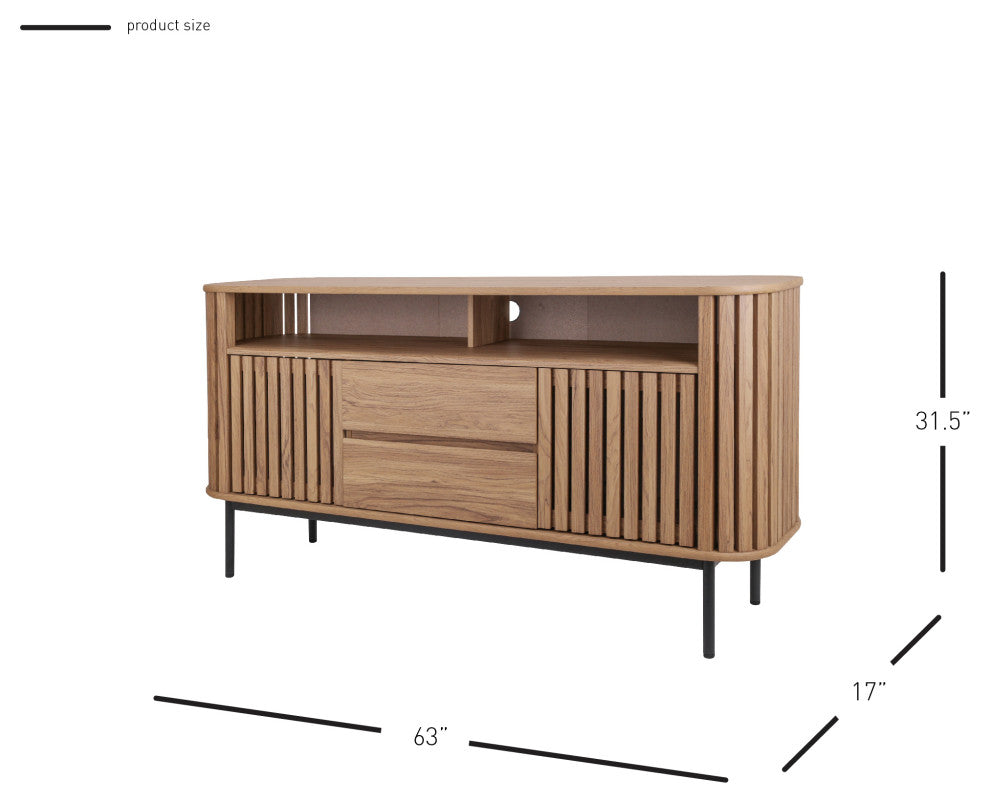 Renwick Sideboard 2 Drawers + 2 Doors