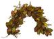 Nearly Natural 6ï¿½ Autumn Magnolia Leaf and Berries Artificial Garland
