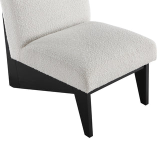 Chapman Boucle Fabric Accent Chair, Black