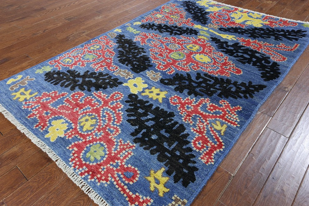 Modern Oriental Rug, 5x8 Kaitag, MC345
