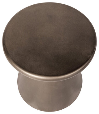 Misha Concrete Mineral Side Table, Bronze
