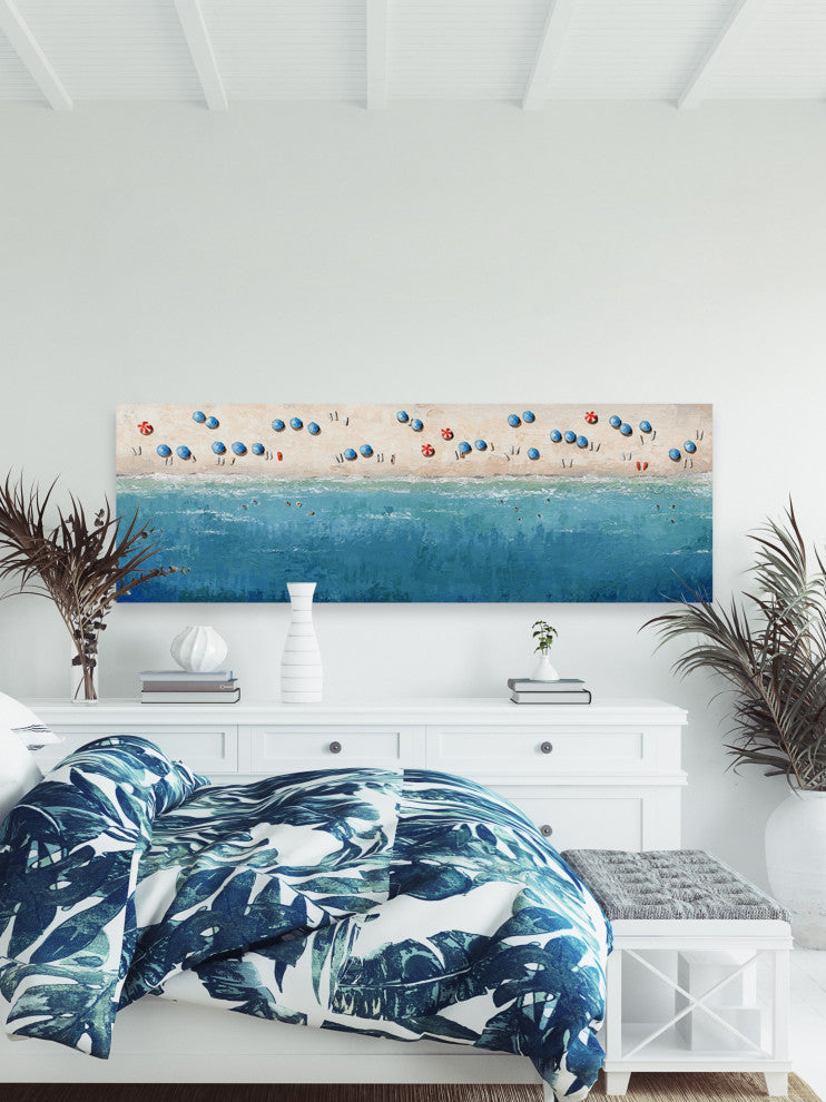 "Take a Dip" Painting Print on Wrapped Canvas, 60x20