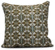 Beach Tile, Geometric Print Pillow, Brown, 26"x26"