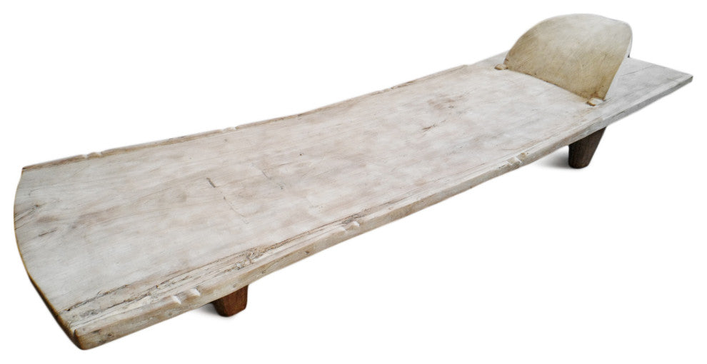 Consigned Old Senufo Wood Bed Table