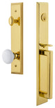 Fifth Avenue 1-Piece Dummy Handleset, D Grip and Hyde Park Knob, 849547