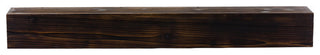 Weathered Beam Mantel, Burnt Almond, 72"