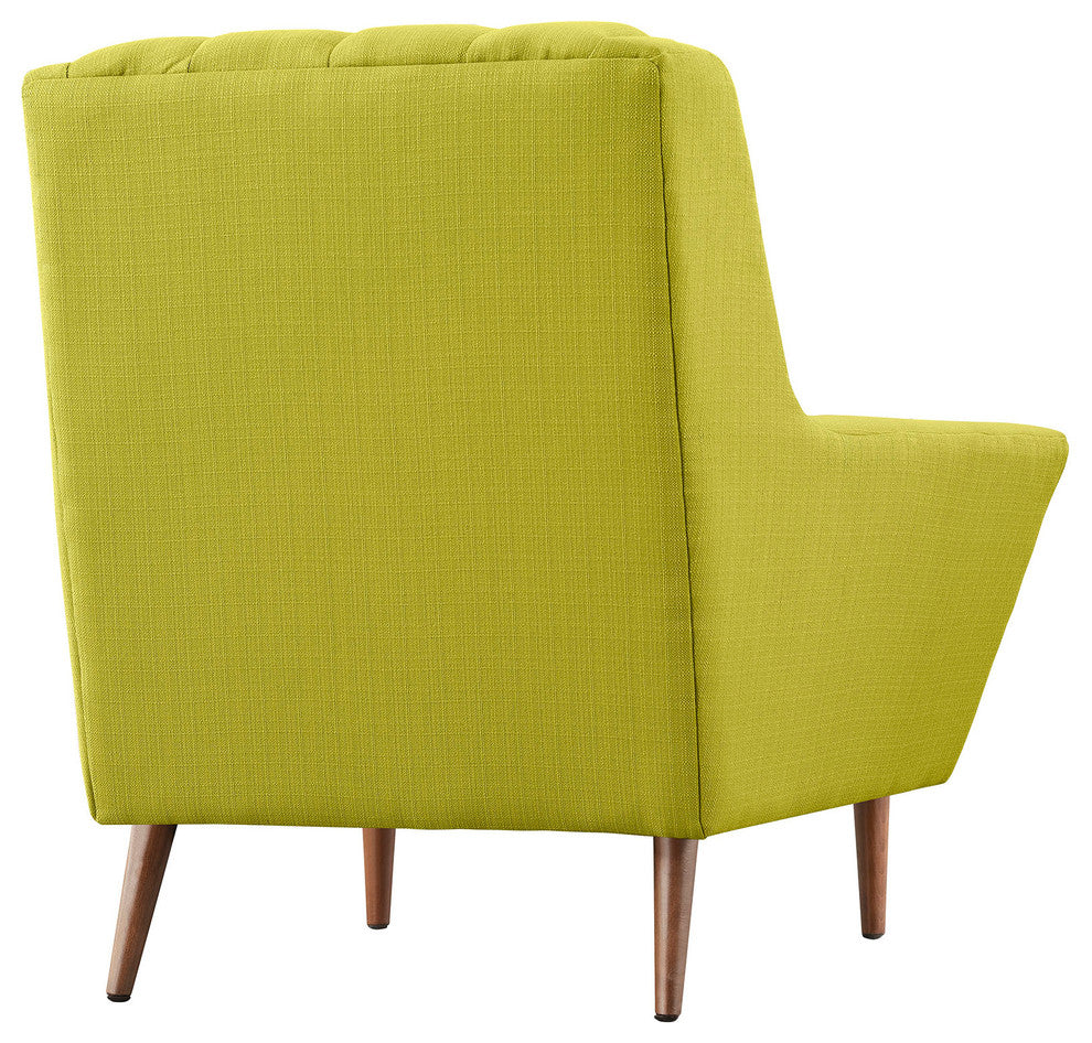 Modern Contemporary Fabric Armchair , Green, Fabric