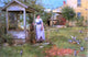 Henry Bacon At the Well, 18"x27" Wall Decal
