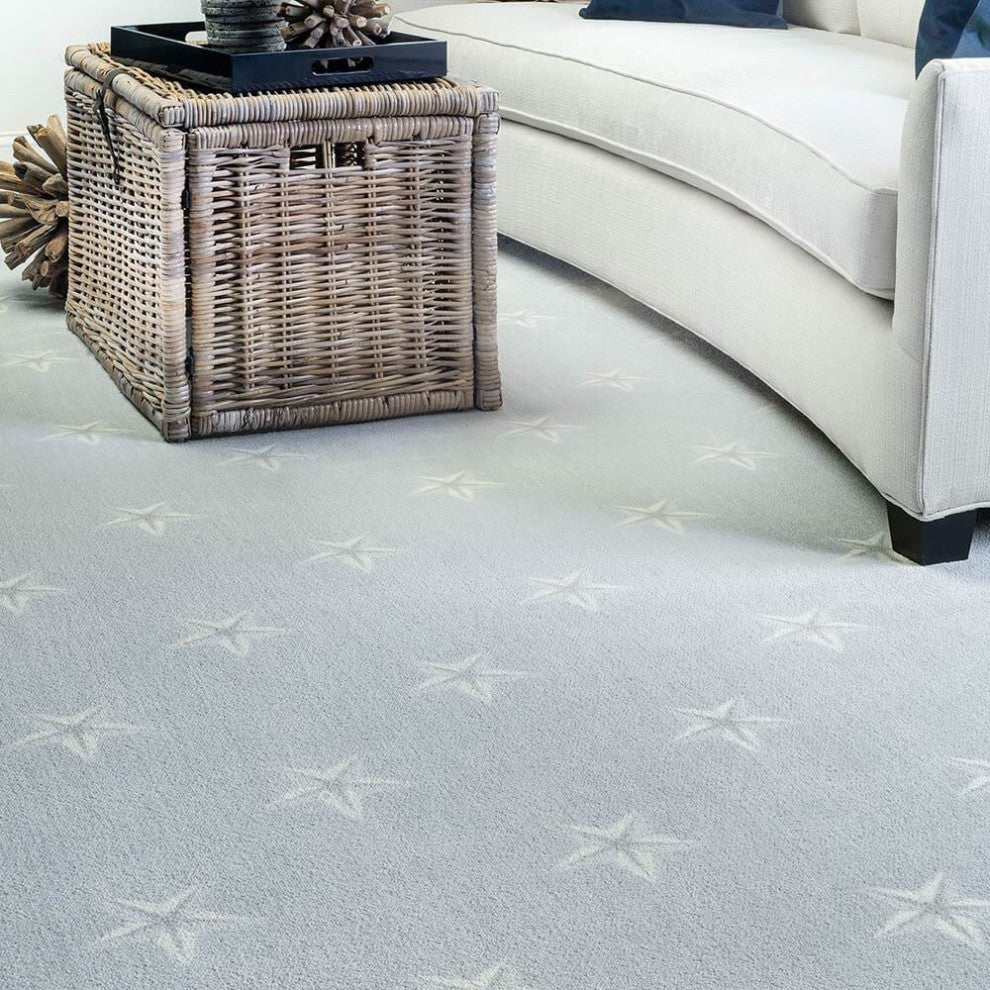 Star Pattern 3/8 Thick Indoor Area Rug Carpet, Hearthstone, 6x8