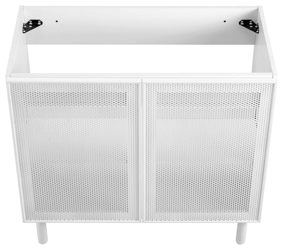 Calla 36" Perforated Metal Bathroom Vanity Cabinet (Sink Basin Not Included) - W