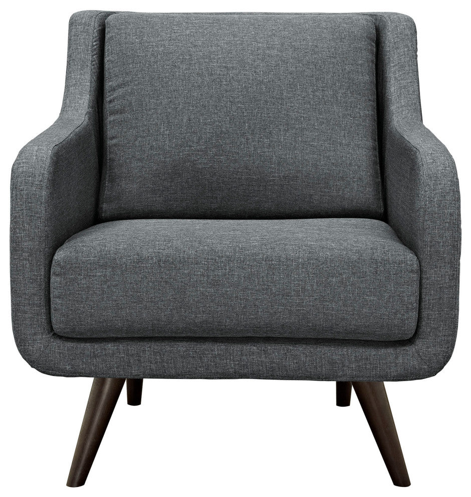 Modway Verve Upholstered Armchair, Gray