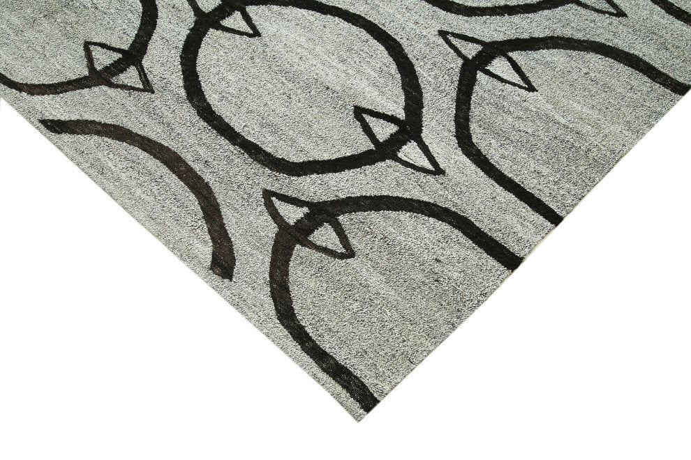 Rug N Carpet - Handwoven Turkish 7' 9'' x 10' 7'' Flatweave Wool Kilim Rug