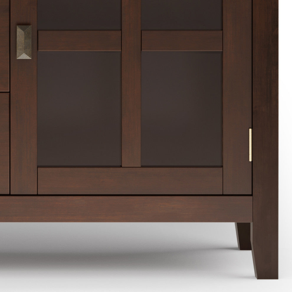 Artisan SOLID WOOD Large Sideboard Buffet in Russet Brown